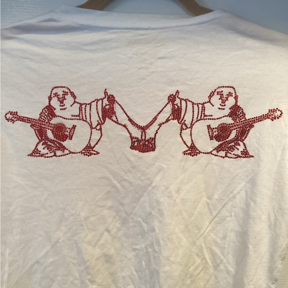 True Religion White Tee with Red Embellished Logo - Picture 7 of 10